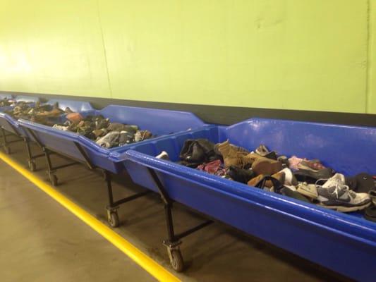 Shoe bins