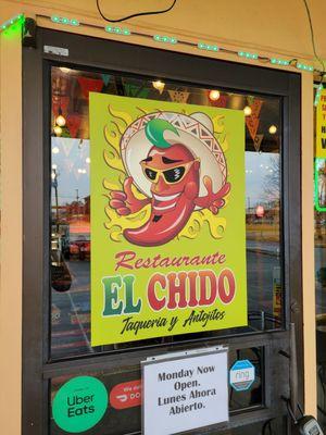 Front door. El Chido - the cool one