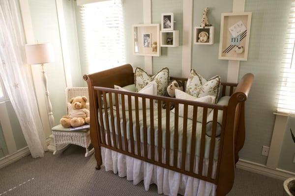 Beautiful Nursery Design for a Couples First Born.