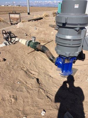 Pump tie in, customer plumbing fabrication, pump installations.