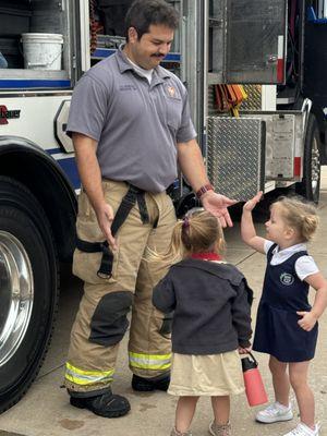 Firefighter Appreciation Day at Premier Prep School