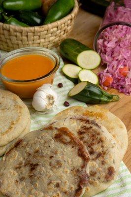 Bean & Cheese pupusa