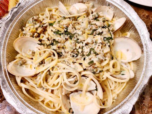 White Linguine Clams