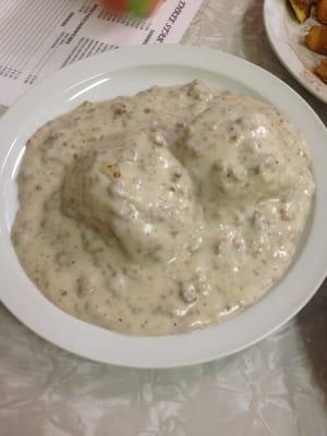 Biscuits w/Sausage Gravy