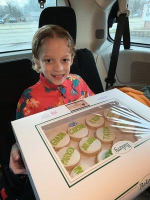 Birthday cookies! Personalized buttercream cookies! Taste and appearance are perfect!!