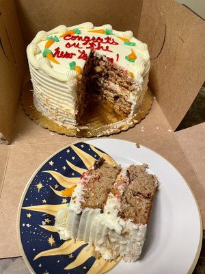 Carrot cake delivered