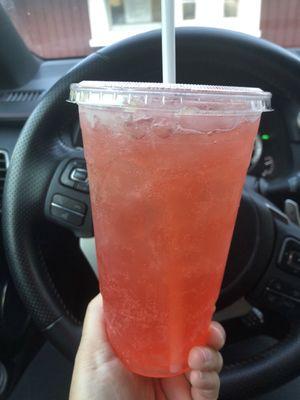 Strawberry lime Rickey