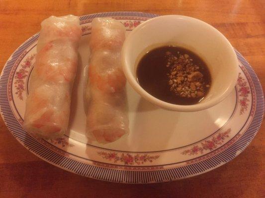 Spring rolls-shrimp and pork