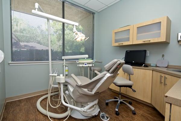 A state of the art dental operatory at Southside Dental