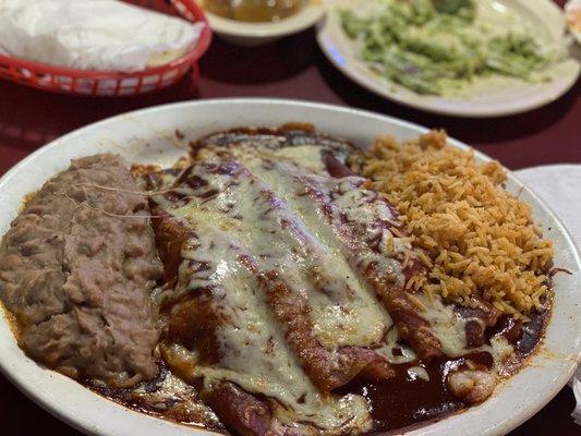 Enchilada plate