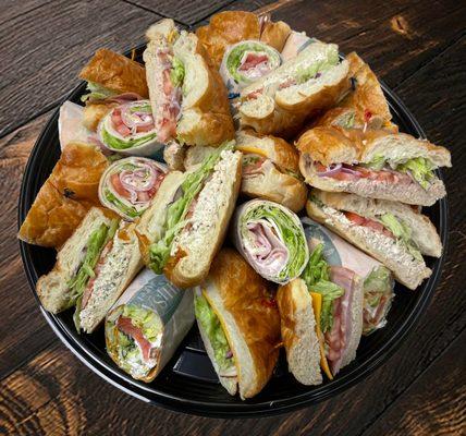 Lunch Group Sandwich platter.