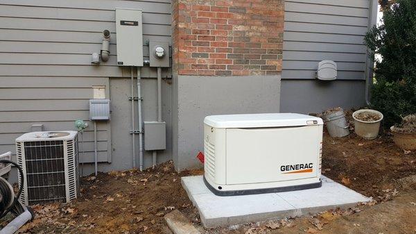 Residential Whole House Generac Generator Install By Laven Electric LLC