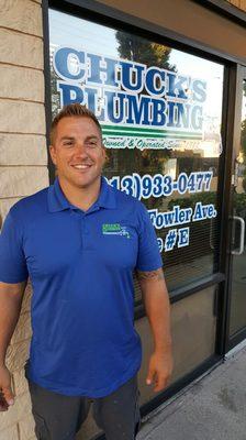 Mike, our lead technician and leak detection specialist .