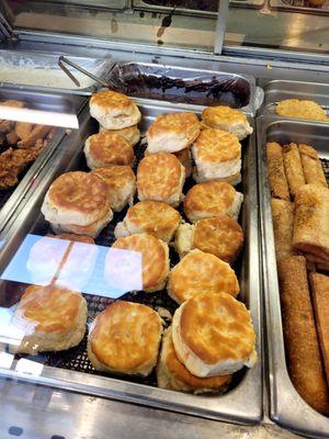 Biscuits and chocolate gravy, a regional favorite.