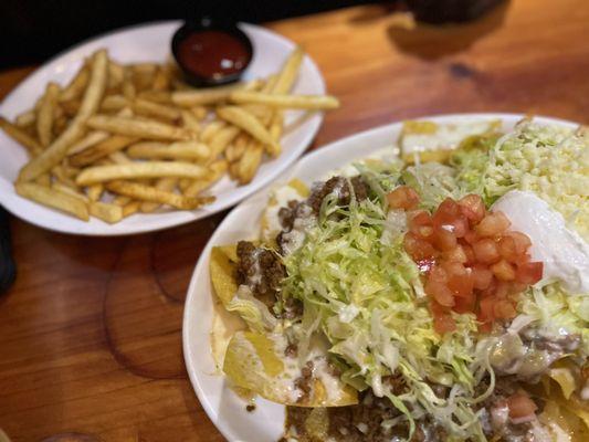 Fries with Nachos Supremos