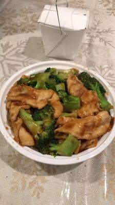 Chicken and broccoli