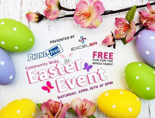 Texarkana community Easter event @PhonePros