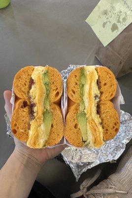 ABC on an Egg Bagel