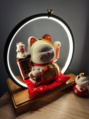 Our lovely fortune kitty mascot wishes you good luck and great fortune!