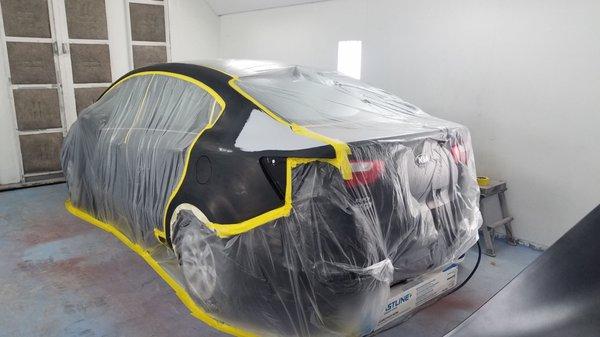 Plastic Cover Care not only Protects Vehicle from Over Spray. It also minimizes dust particles on Finished product