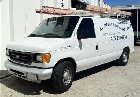 Company van our technicians use.