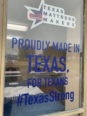 100% Proudly made in Texas.