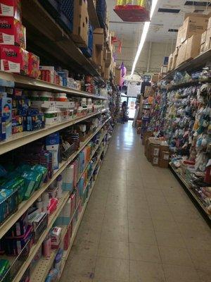 One of their aisles health care and baby.