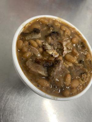 Loaded brisket baked beans