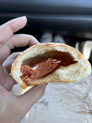 Inside of pep roll