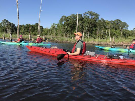 Enjoy the Bayou on a rented kayak, or bring your own!