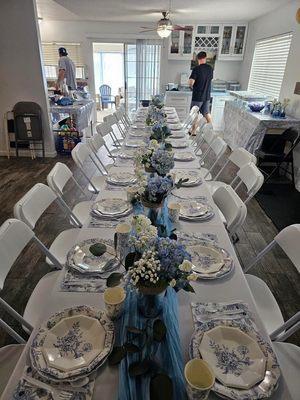 Table and chair rentals