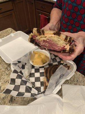 Rueben sandwich