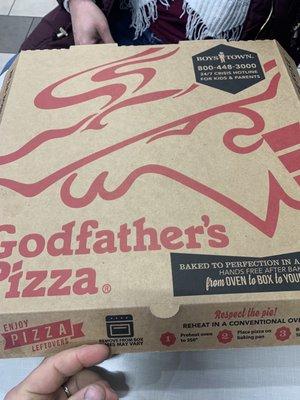 Lg pizza box