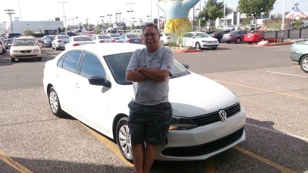 Charles and his new 2014 Volkswagen Jetta S!