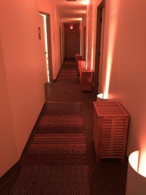 Hallway leading to rooms