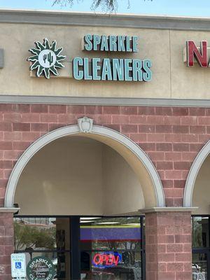 Sparkle cleaners exterior