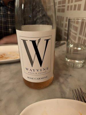 Waywine rosé carmine