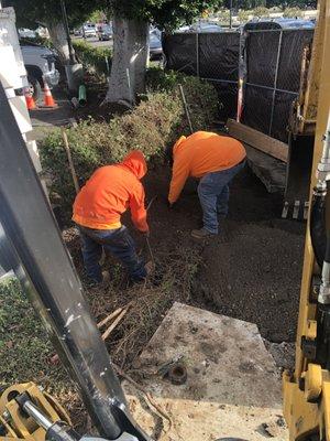 Residential sewer repair