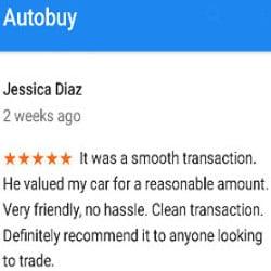 5 Star Autobuy Customer Review