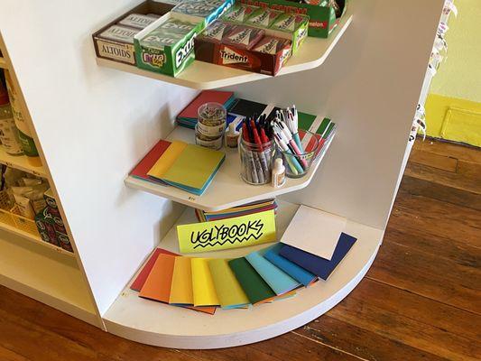 UglyBooks in fun and vibrant color combinations!