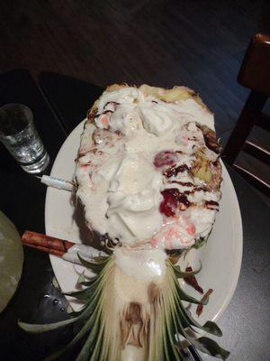 This was the birthday dessert that came BEFORE our app