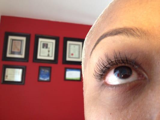 after lash extension