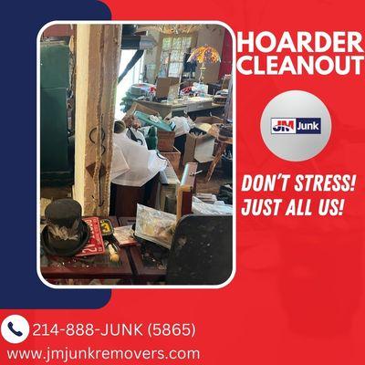 JM Junk Removers is your experienced hoarder cleanout experts. Call 214-888-JUNK (5865) or visit www.jmjunkremovers.com to learn more.