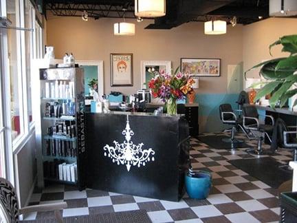 Wonderful light in d-Tangle Salon, just south of I-25 on Colorado Blvd.