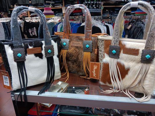 wrangler purses are available in store!