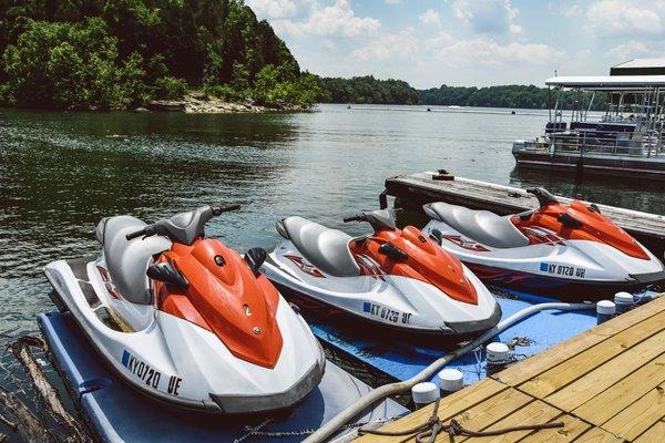 Burnside Marina jet ski rentals.