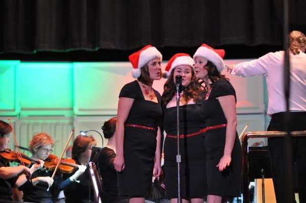 Christmas tunes with the Park Ridge Civic Orchestra. December, 2015