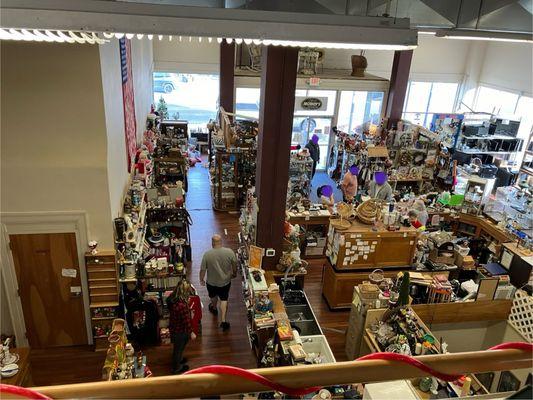 View from second floor