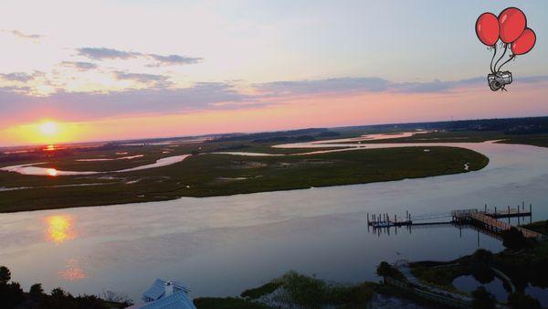 Bald Head sunset