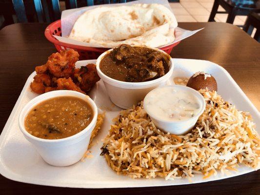 Mutton thali